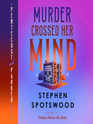 cover image of Murder Crossed Her Mind